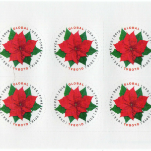 Scott #5311 Poinsettia Sheet of 10 Global Forever Stamps - MNH