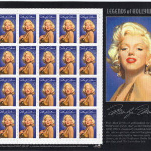 Scott #2967 Marilyn Monroe Full Sheet of 20 Stamps - MNH