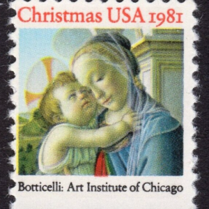 Scott #1939 1981 Madonna Botticelli Single Stamp - MNH