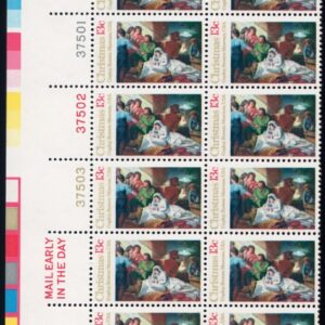 Scott #1701 Nativity Plate Block (Copley) of 20 Stamps - MNH UL