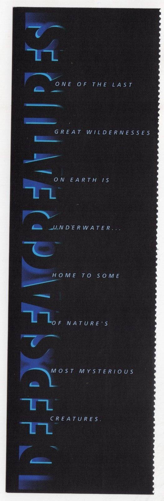 Scott #3443a (3439-3443) Deep Sea Creatures Title No Stamps