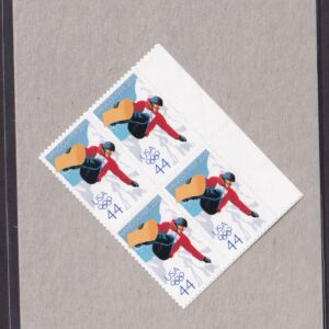 Scott #4436 Vancouver Olympics Plate Block of 4 Stamps - Sealed