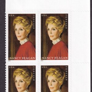 Scott #5702 Nancy Reagan Plate Block of 4 Forever Stamps - MNH