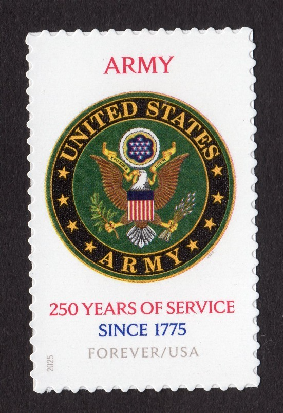 Scott #6010 US Army 250th Forever Single Stamp - MNH