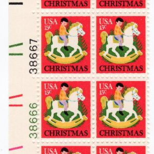 Scott #1769 Hobby Horse Plate Block of 20 Stamps - MNH PC#1