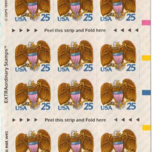 Scott #2431a 25¢ Eagle & Shield Booklet of 18 Stamps - MNH