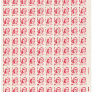 Scott #2175 Red Cloud Sheet of 100 Stamps - MNH P#1 UR Dull Gum #8