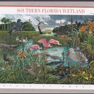 Scott #4099 Southern Florida Wetland (Nature Series) Sheet of 10 Stamps - Sealed