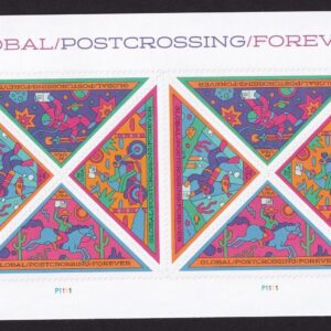 Scott #6100 PostCrossing Sheet of 8 Global Forever Stamps - MNH
