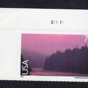 Scott #c144 13 Mile Woods New Hampshire Airmail Plate # Single Stamp - MNH UL