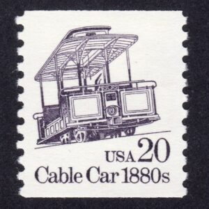 Scott #2263 Cable Car 1880s Coil Single Stamp - MNH