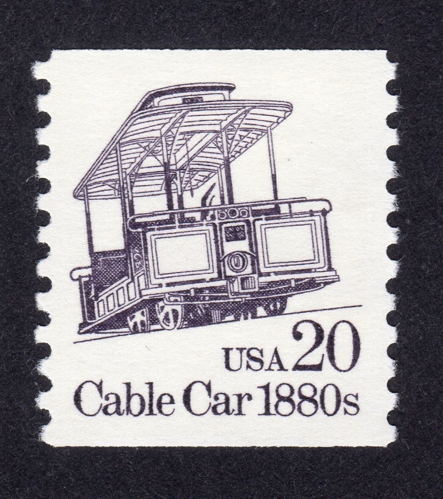 Scott #2263 Cable Car 1880s Coil Single Stamp - MNH