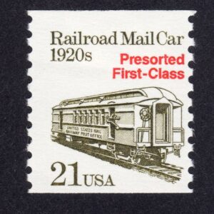 Scott #2265 Railroad Mail Car 1920s Coil Single Stamp - MNH VF