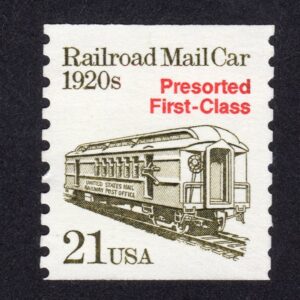 Scott #2265 Railroad Mail Car 1920s Coil Single Stamp - MNH XF