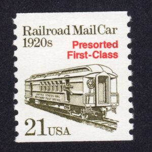 Scott #2265 Railroad Mail Car 1920s Coil Single Stamp - MNH #2