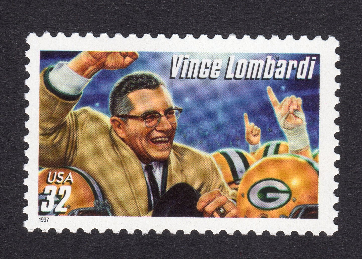 Scott #3145 Vince Lombardi Single Stamp - MNH